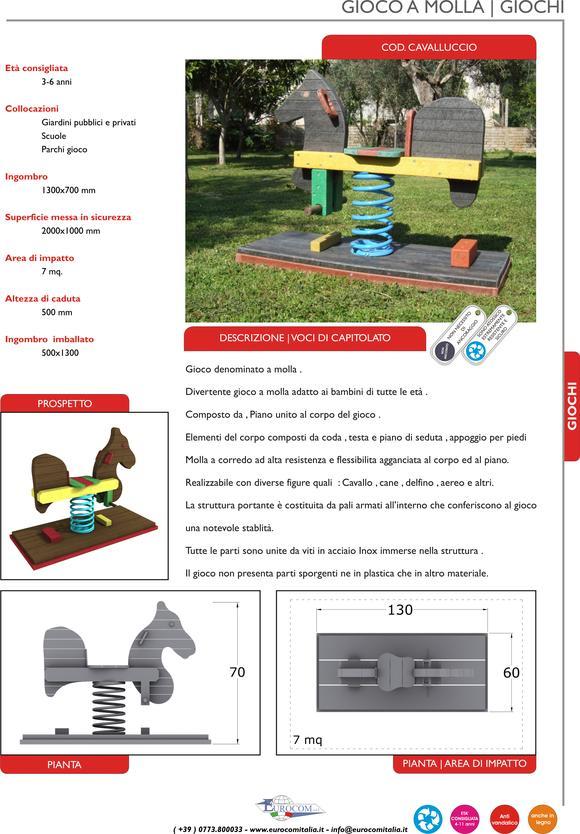 GIOCO A MOLLA IN STRONGPLAST - PLASTICA ETEROGENEA